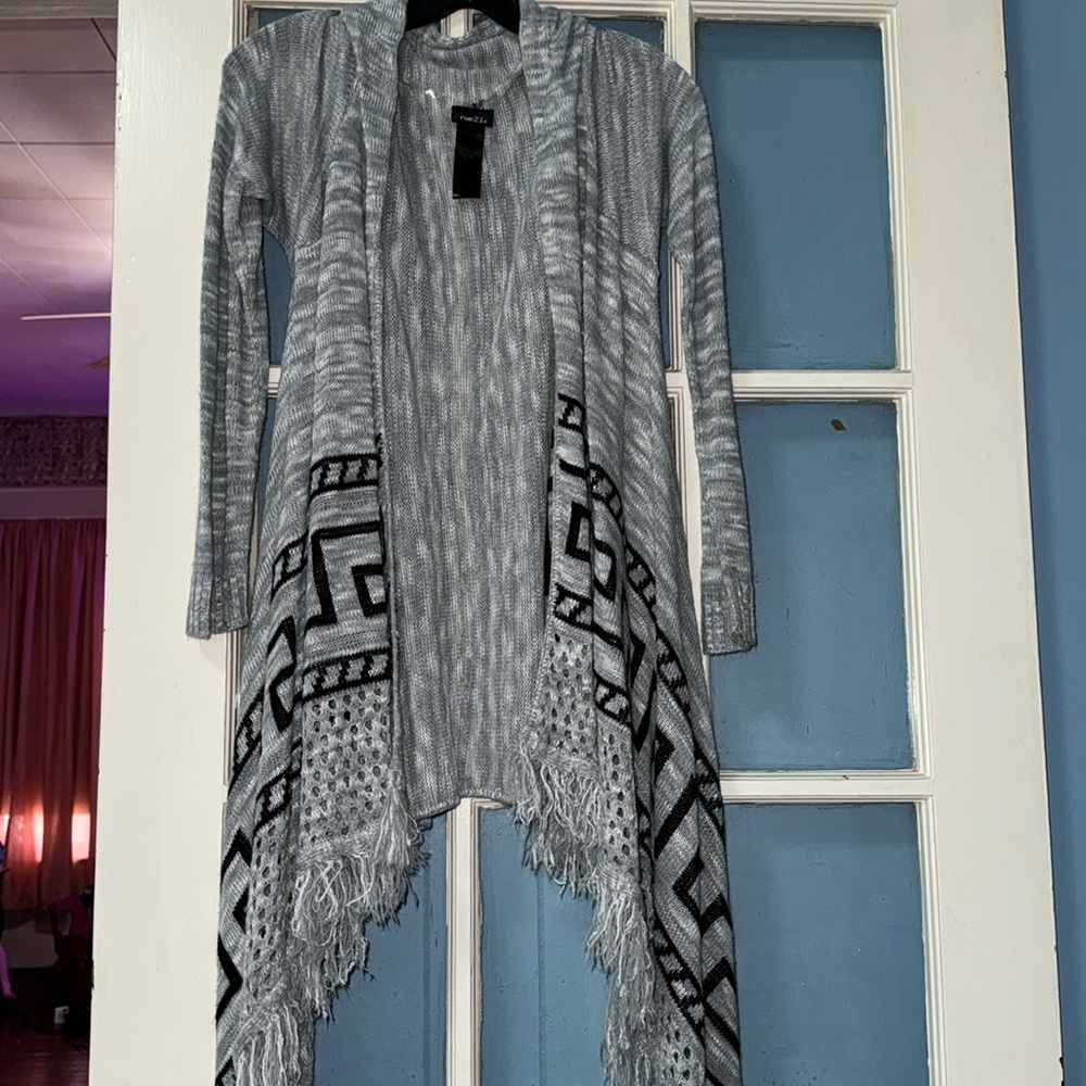 Grey Cardigan